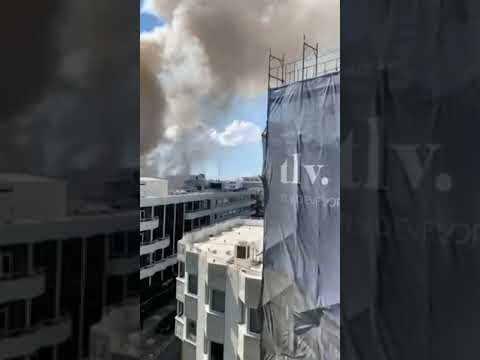ΤΩΡΑ: Μεγάλη φωτιά στο κέντρο της Λεμεσού